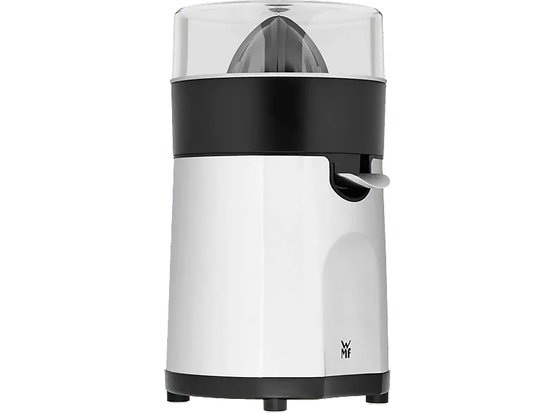 Exprimidor - WMF Stelio, Potencia 85 W, 2 Conos diferentes, Start-Stop automático, Sistema antigoteo, Cromargan Acero Inoxidable