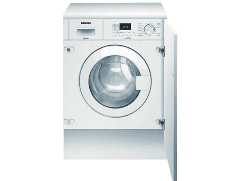 Lavadora secadora integrable - Siemens WK12D322ES, IQ300, 7 kg+4kg, 1200 rpm, 9 programas, Display XL, Inicio diferido 24 hs, Blanco