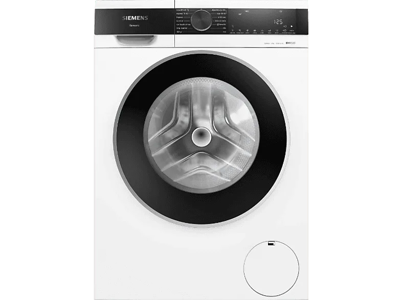 Lavadora carga frontal - Siemens WG44G2ZAES, Serie IQ500, 9 kg, 1400 RPM, 17 programas, Smart Finish, programa AntiManchas, Blanco (imagen 1 de 3)