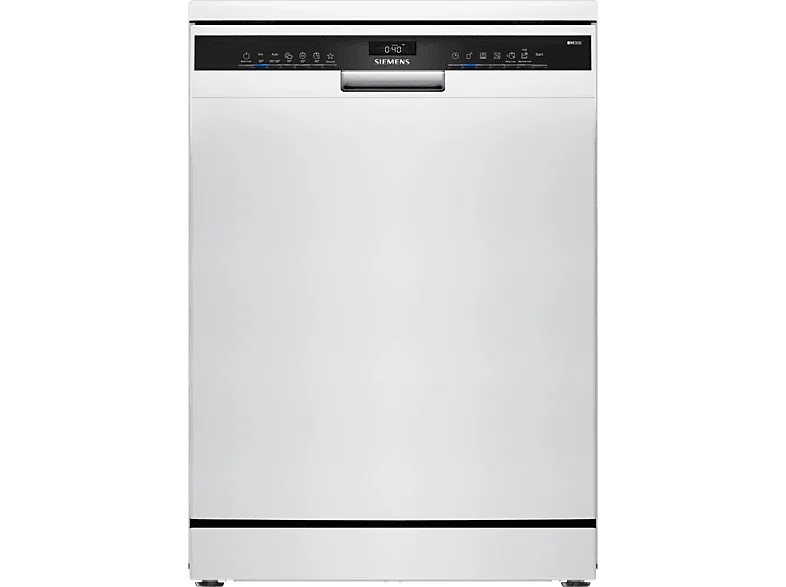 Lavavajillas - Siemens SN23HW05ME, 14 servicios, 6 programas, Home connect, VarioSpeed, Aquastop, 60 cm, Blanco