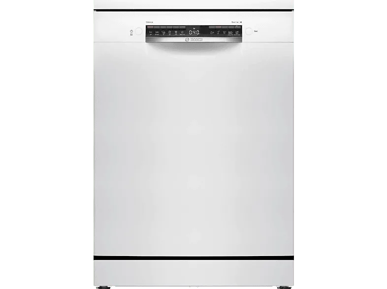 Lavavajillas - Bosch SMS4HVW02E, 14 servicios, 6 programas, 60 cm, Home Connect, ActiveWater, Blanco