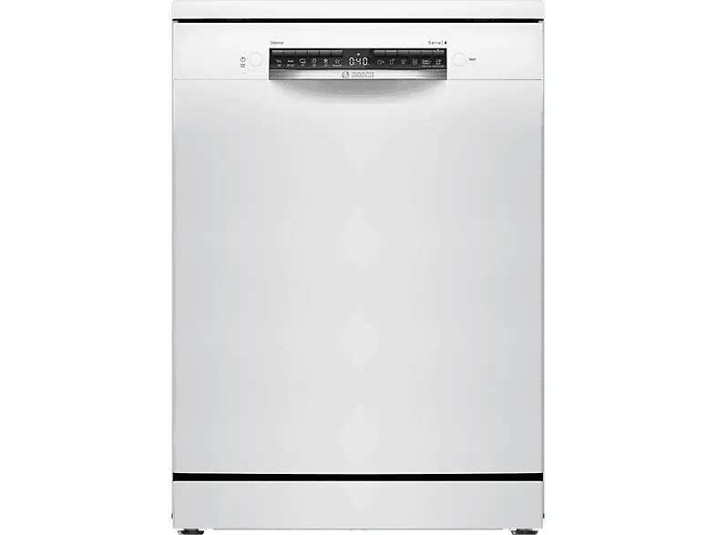 Lavavajillas - Bosch SMS4HVW14E, Serie 4, 14 servicios, 6 programas, 60 cm, Blanco