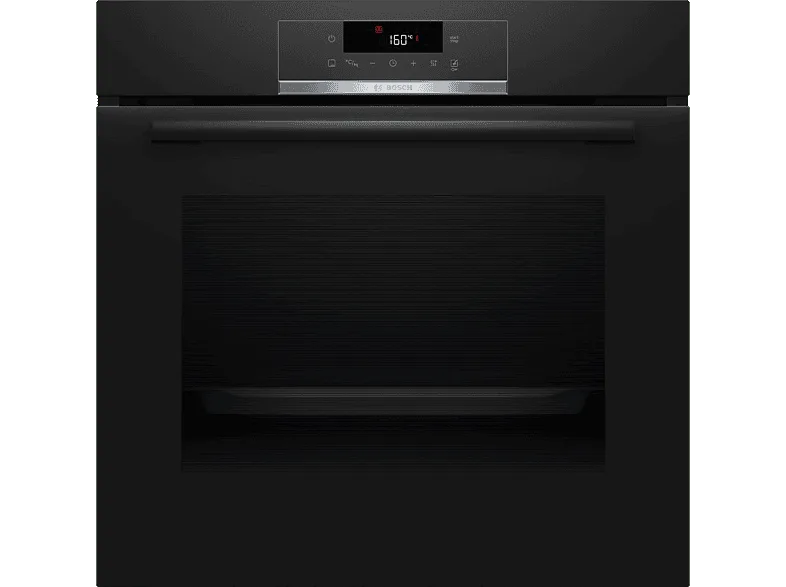 Horno - Bosch HBA572EB3, Serie 4, Multifunción, Pirolítico, 71 l, 3D Hotair, Función Air Fry, 60 cm, Negro