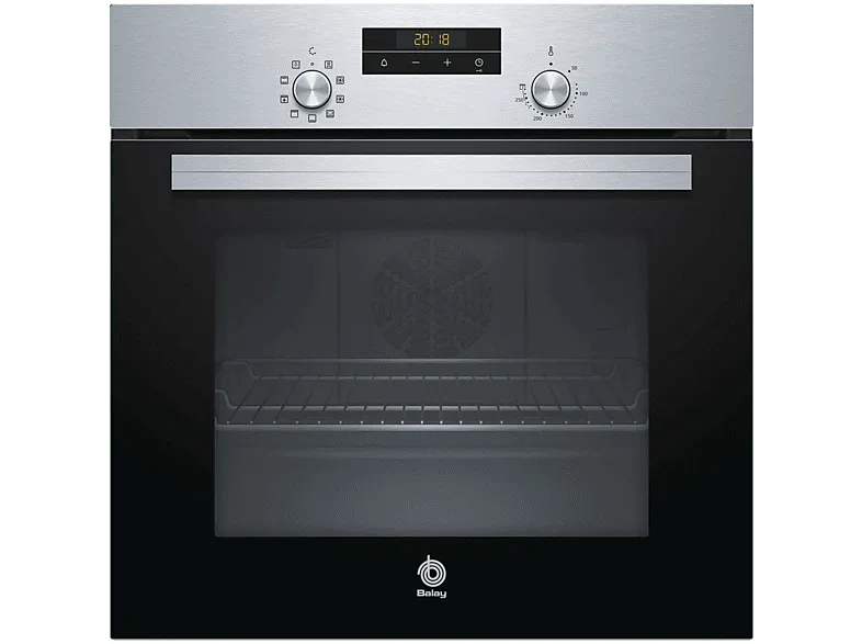 Horno - Balay 3HB2031X0, 66L, Multifunción, Grill, Hidrolítico, Inox (imagen 1 de 3)