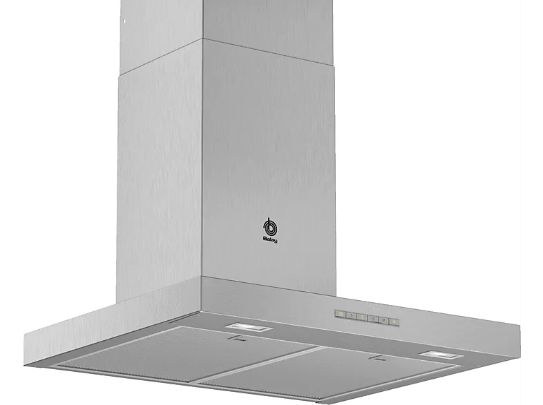 Campana decorativa - Balay 3BC067EX, 450 m³/h, Control electrónico, iluminación LED, 60 cm, Inox (imagen 1 de 3)