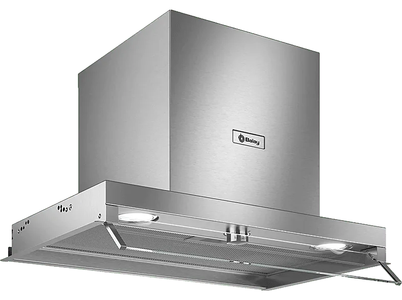 Campana grupo filtrante - Balay 3BD866MX, 255 W, 50-60 Hz, A,