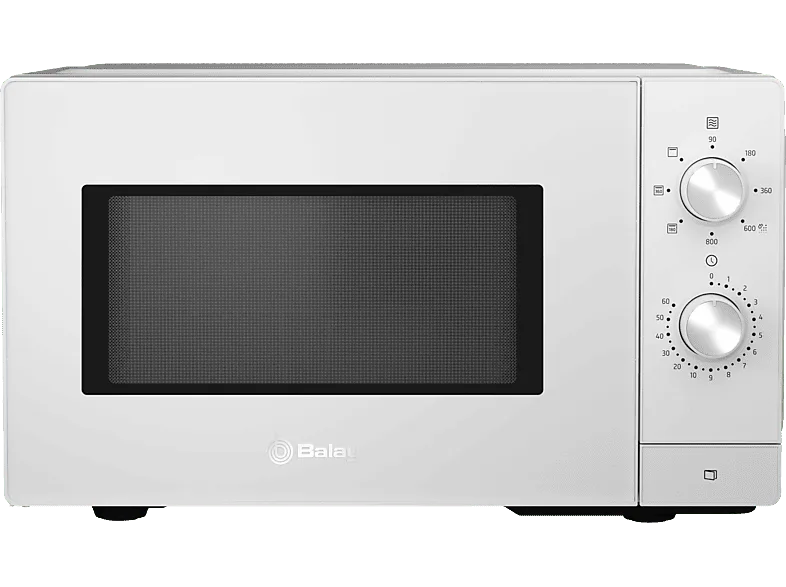 Microondas con grill - Balay 3WG3112B, 1000 W, 5 niveles, 20 l, Blanco