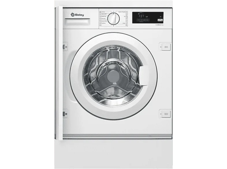 Lavadora integrable - Balay 3TI983B, 8 Kg, 1200 rpm, 13 programas, Motor Extra silencio, Blanco