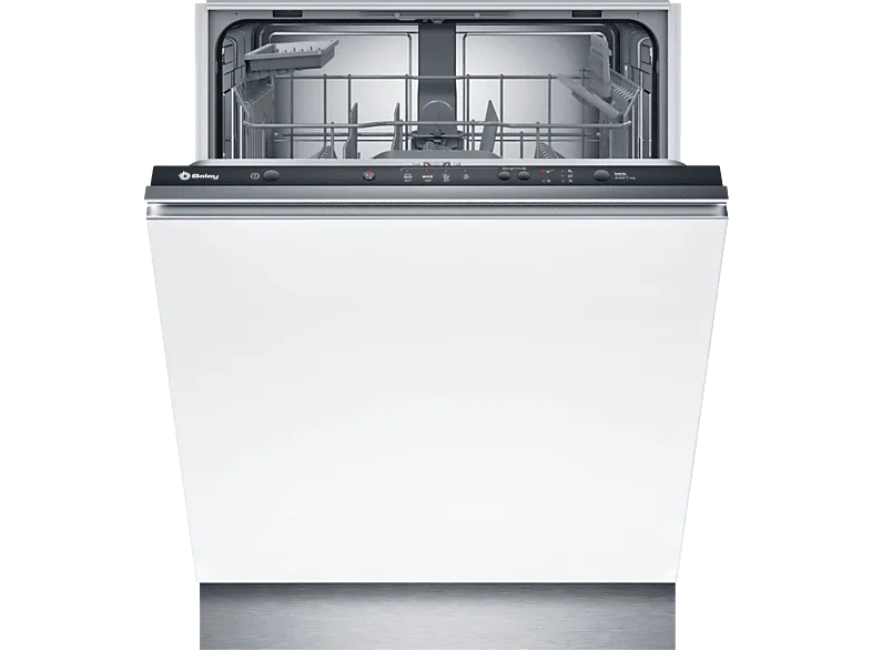 Lavavajillas integrable - Balay 3VF304NP, 12 servicios, 4 programas, 60 cm, InfoLight, Motor Extrasilencio, Inox Panelable