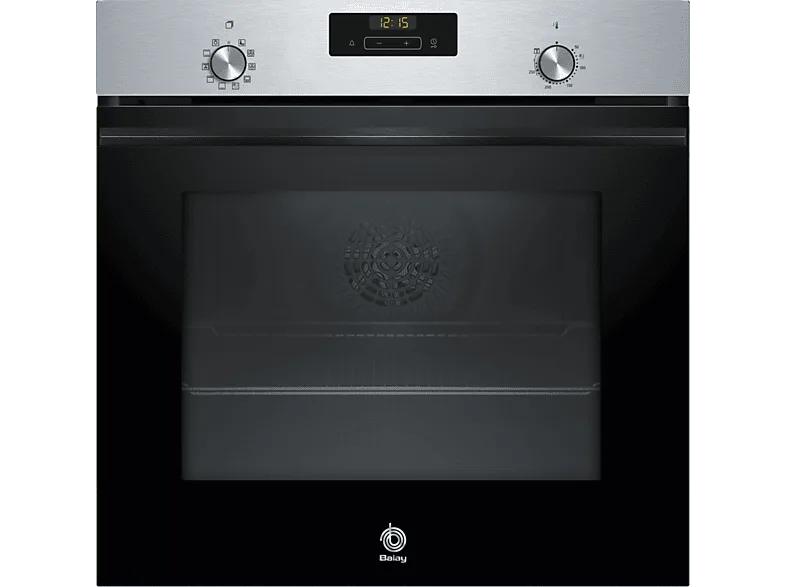 Horno - Balay 3HB4131X3, Serie Acero, Multifunción, Limpieza hidrolítica, 71 l, Aire caliente 3D Profesional, Display LED, 60 cm, Inox