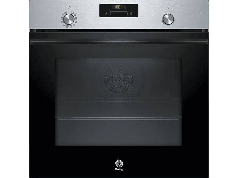 Horno - Balay 3HB4841X3, Serie Acero, Multifunción, Pirolítico e hidrolítico, 71 l , AutoChef 10 recetas Raíles Comfort, 60 cm, Inox (imagen 1 de 3)