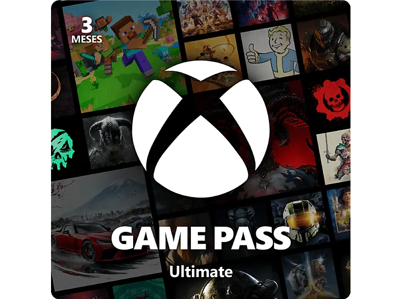 Xbox Game Pass Ultimate, 3 Meses, Para Series X S, One, PC, Android, iOS, Smart TV, Fire TV Stick, Meta Quest (Código de descarga)