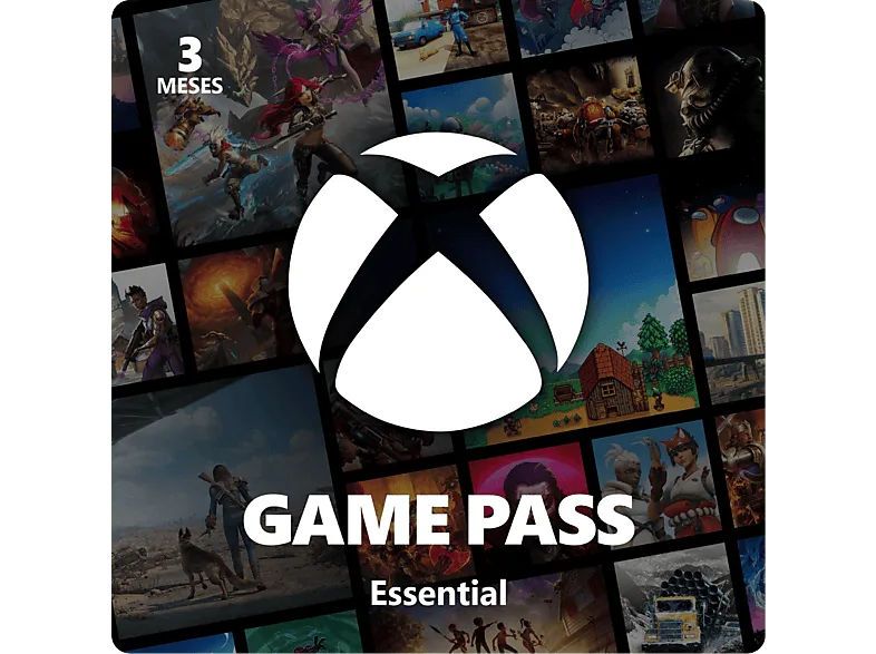 Xbox Game Pass Essential, 3 Meses, Para Series X S, One, PC, Android, iOS, Smart TV, Fire TV Stick, Meta Quest (Código de descarga)