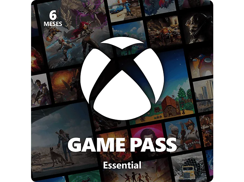 Xbox Game Pass Essential, 6 Meses, Para Series X S, One, PC, Android, iOS, Smart TV, Fire TV Stick, Meta Quest (Código de descarga)