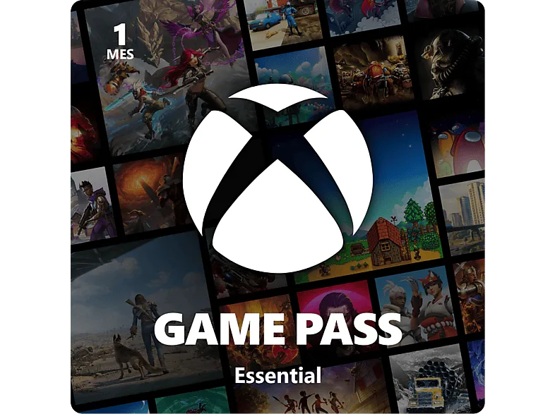 Xbox Game Pass Essential, 1 Mes, Para Series X S, One, PC, Android, iOS, Smart TV, Fire TV Stick, Meta Quest (Código de descarga)