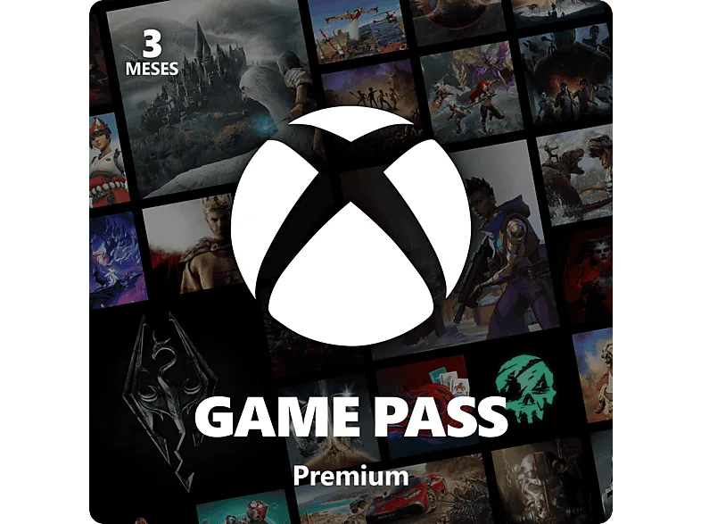 Xbox Game Pass Premium, 3 Meses, Para Series X S, One, PC, Android, iOS, Smart TV, Fire TV Stick, Meta Quest (Código de descarga)