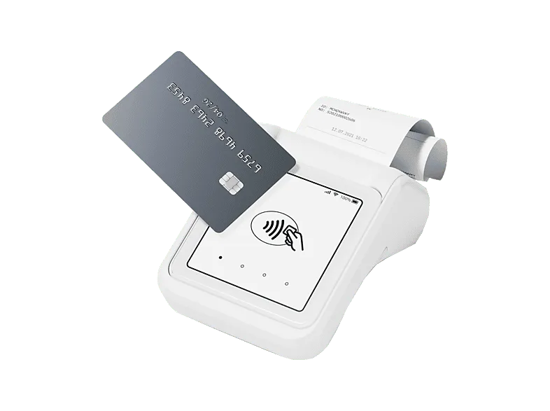Datáfono - SumUp Solo + Impresora tarjeta, Blanco