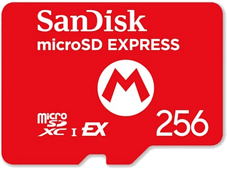 Tarjeta Micro SDXC - Nintendo SanDisk MicroSD Express, 256 GB