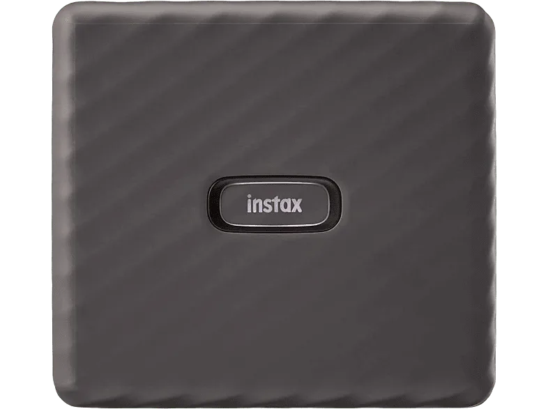 Impresora fotográfica - Fujifilm Instax Link Wide, Bluetooth, Portátil, 86 x 99 mm, 12 segundos, Gris moca