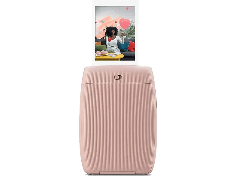 Impresora fotográfica - Fujifilm Mini Link 3, Exposición de 3 colores con OLED, 800 × 600 puntos, Impresión en 15 segs, Rose Pink
