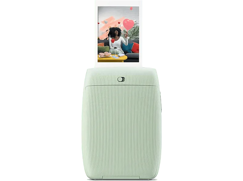 Impresora fotográfica - Fujifilm Mini Link 3, Exposición de 3 colores con OLED, 800 × 600 puntos, Impresión en 15 segs, Sage Green