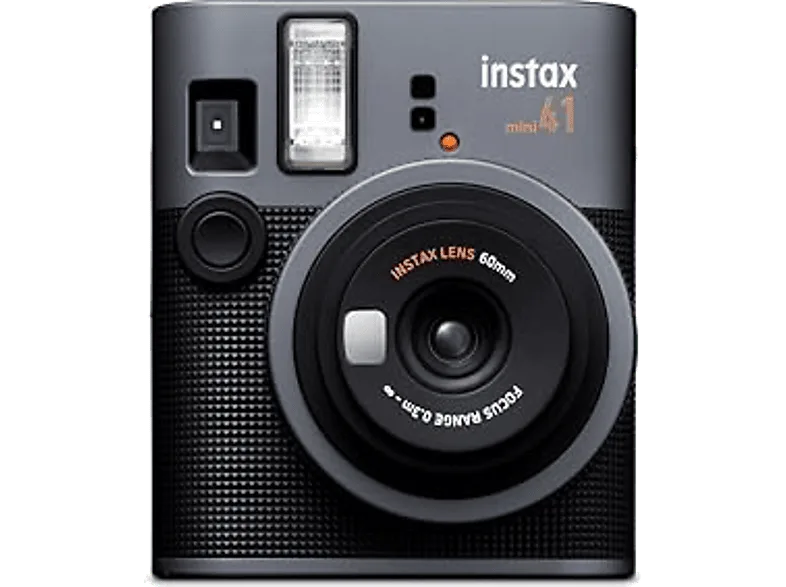 Cámara instantánea - Fujifilm Instax mini 41, película: 6 mm x 54 mm, Imagen: 62mm 46mm, Negro (imagen 1 de 3)