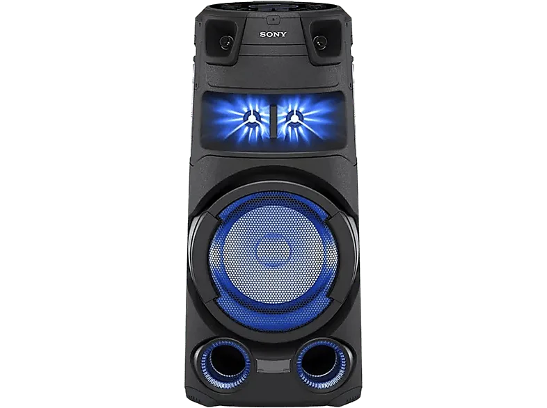 Altavoz de gran potencia - Sony HW MHCV73D.CEL, Emotion EQ, Mega Bass, Radio FM, Negro
