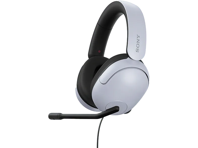 Auriculares gaming - Sony INZONE H3, Sonido espacial 360 para gaming, Micrófono boom de alta calidad, PC / PlayStation5 (PS5) – Micrófono boom de alta calidad