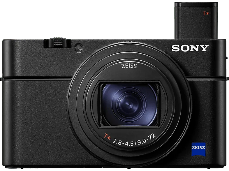 Cámara - Sony DSC-RX100M7AB, Vídeo 4K HDR, 20.1 MP, CMOS Exmor RS, Zoom 8x, BIONZ X, Zeiss, T24-200 mm F/2.8-4.5, Bluetooth, NFC, Negro