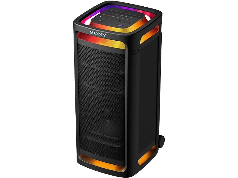 Altavoz de gran potencia - Sony ULT TOWER 9AC, Bluetooth para fiestas, POWER SOUND, X-Balanced, Luces/Sonido 360, Entradas karaoke, Negro