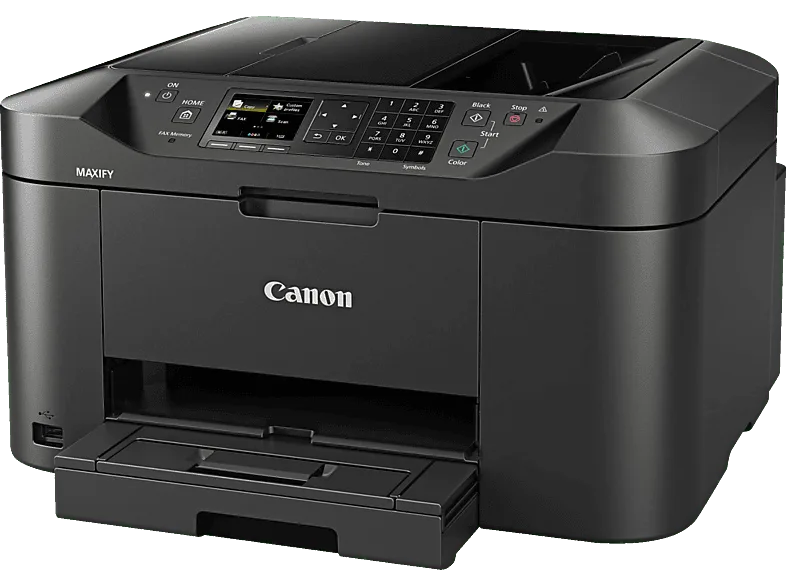 Impresora multifunción tinta - Canon MAXIFY MB2150, Inyección de tinta, A4 Doble cara, Wifi, Negro