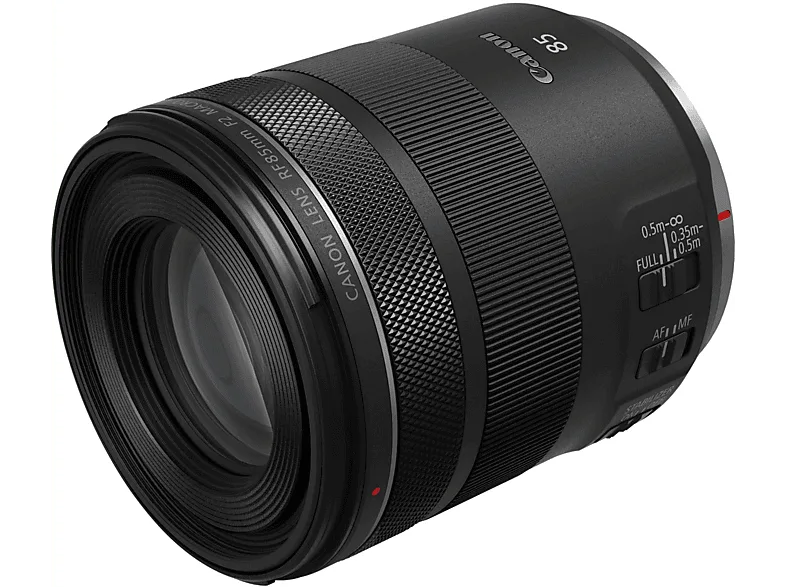 Objetivo - Canon RF85, 85 mm, F/2.0 Macro, IS STM, Negro