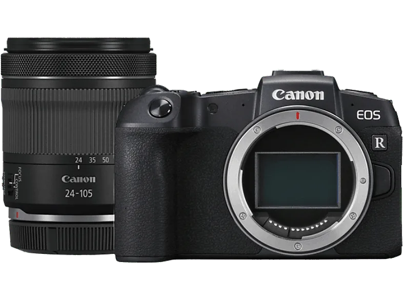 Cámara EVIL - Canon EOS RP + RF 24-105mm F/4.0-7.1 IS STM, 26.2 megapixel, Video 4K, WiFi, Negro