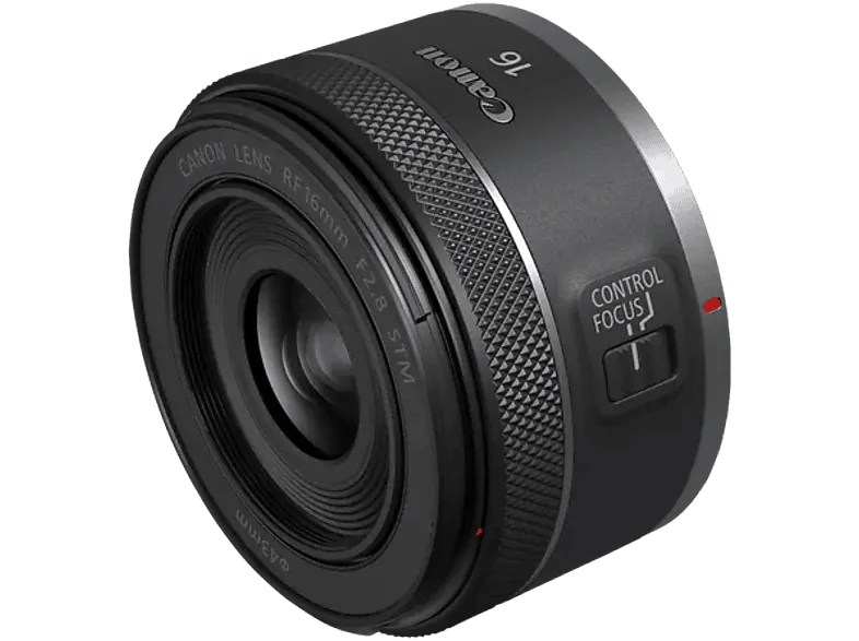 Objetivo EVIL - Canon RF 16MM F2.8 STM, Distancia focal 16 mm, Longitud 40.2 Negro