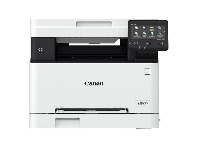 Impresora multifunción láser - Canon i-SENSYS MF651Cw, Color, Pantalla LCD táctil en color de 12,7 cm, 18 ppm, Blanco