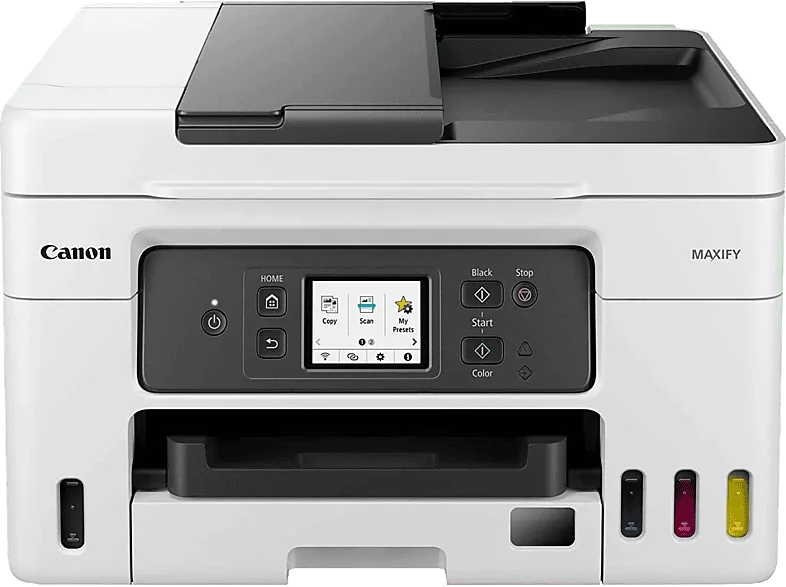 Impresora multifunción tinta - Canon Maxify GX4050, Tinta, 18 ppm, Fax, Escanea, Copia, WiFi, Blanco