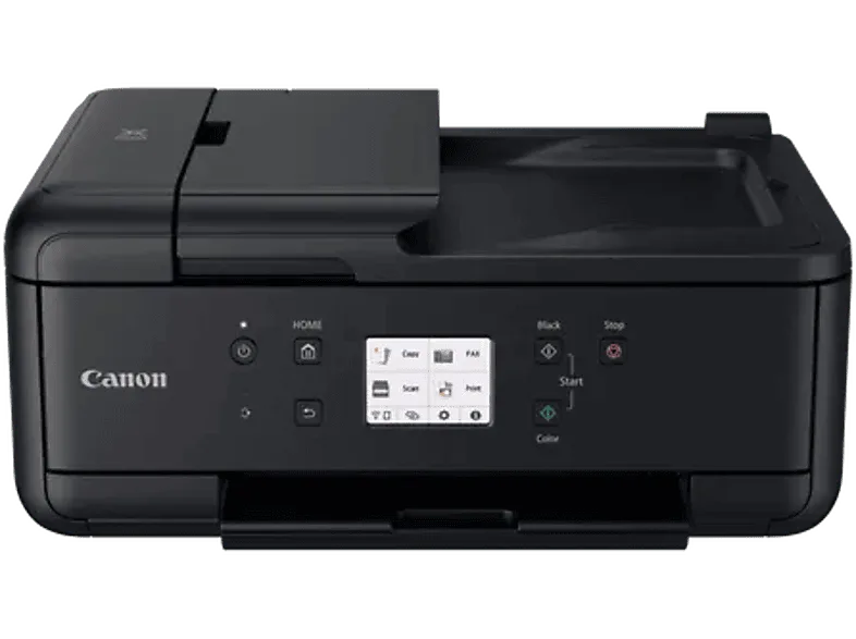 Impresora multifunción - Canon Pixma TR7650, Inyección de tinta, 15 cps, ADF, Escáner, Fax, Impresión, Negro