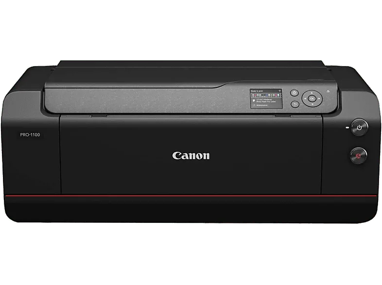 Impresora multifunción - Canon imagePROGRAF PRO-1100, 12 Tintas, WiFi y Ethernet, Pantalla LCD en color, Impresión sin Bordes, Formato A3, Negro