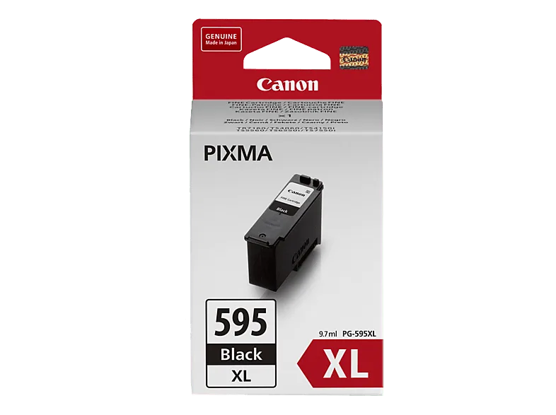 Cartucho de tinta - Canon PG-595XL, 300 páginas, Alto rendimiento (XL), Negro