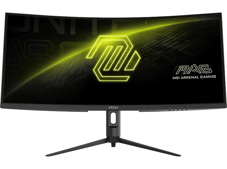 Monitor gaming - MSI MAG 342CQR E2, 34" UWQHD, 180 Hz, 1 ms MPRT, VA, Altura ajustable, Diseño sin marco (imagen 1 de 3)