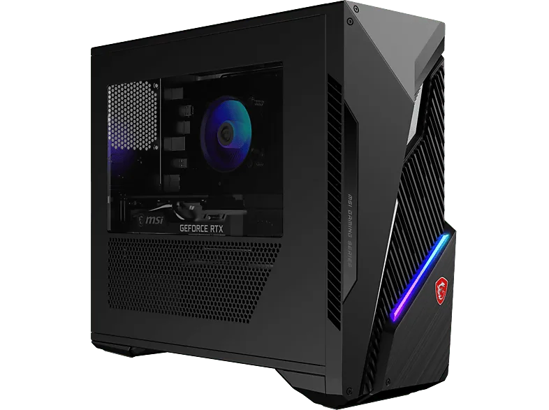 PC gaming - MSI MAG Infinite S3 14NVN7-3068EU, Intel® Core™ i7-14700F, 16GB RAM, 1TB SSD, GeForce RTX™ 5060 Ti, Sin sistema operativo, Negro