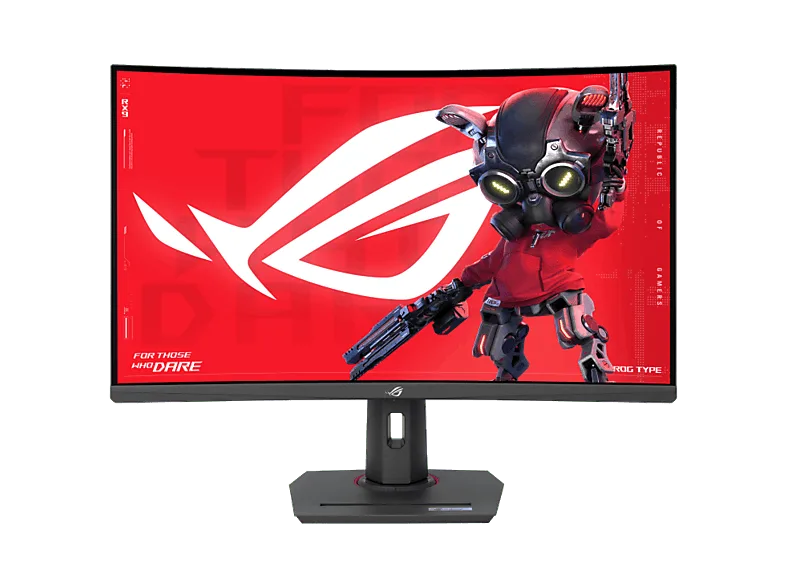 Monitor gaming - ASUS ROG Strix XG32WCMS, 31.5" WQHD, 280 Hz, 1 ms, VA, Curvo, Altura Ajustable, Freesync, HDR, Negro (imagen 1 de 3)
