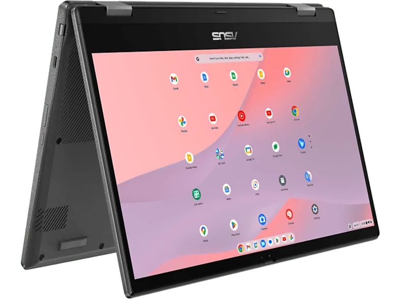 Portátil - ASUS Chromebook Flip CL1402FM2A-EC0192, 14" FHD, MediaTek Kompanio 520, 8GB RAM, 128GB eMMC, Mali-G52, Google Chrome OS, Incl Pen