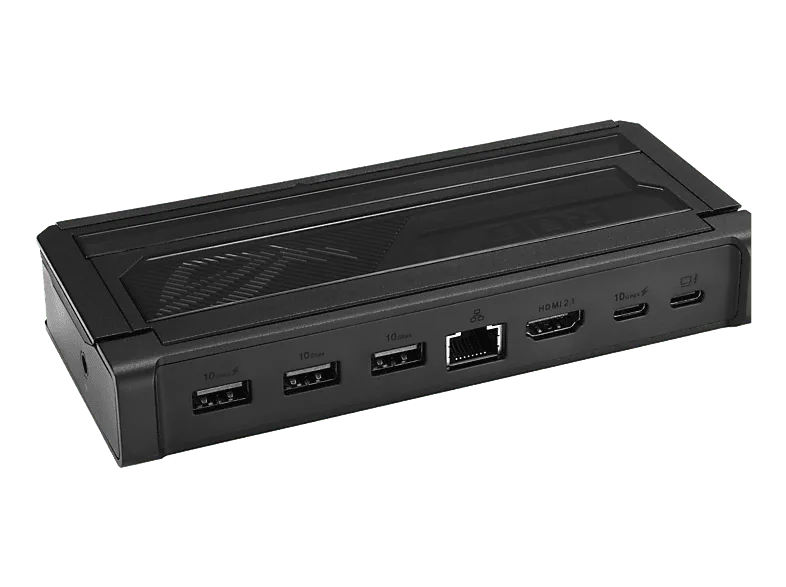 Estación dock - ASUS Bulwark Dock DG300, Para ROG Xbox Ally, 140 W, Conector USB Tipo-C, Negro