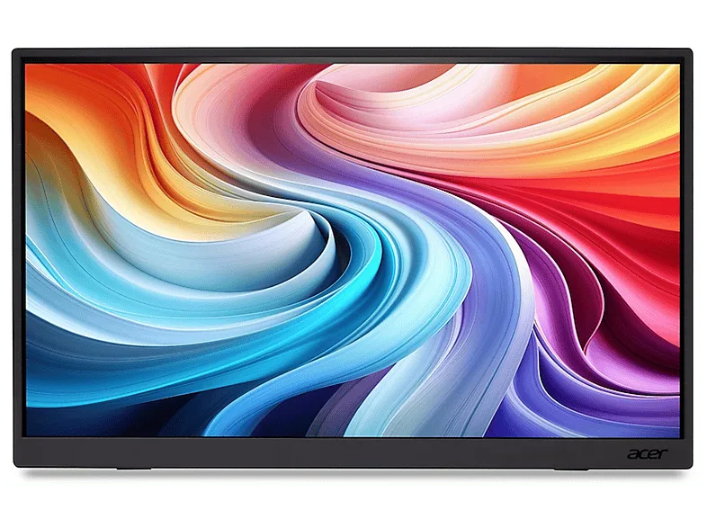 Monitor portátil - Acer PM191QEBMIUUX, 18.5" Full-HD, 120 Hz, 7 ms, IPS, USB-C, AdaptiveSync, Altavoces integrados