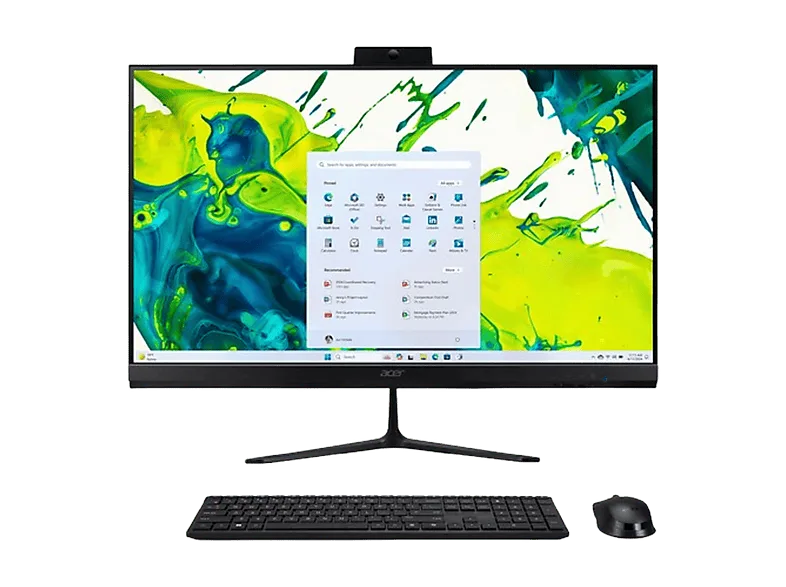 All in one - Acer Aspire C27-2G, 27" Full-HD, Intel® Core™ i5-13420H, 16GB RAM, 1TB SSD, UHD Graphics, Windows 11 Home, Negro