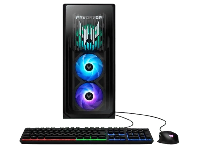PC gaming - Acer Predator Orion 7000 PO7-660, Intel® Core™ Ultra 7 265KF, 32GB RAM, 1 TB SSD, GeForce RTX™ 5080, Sin sistema operativo, Negro