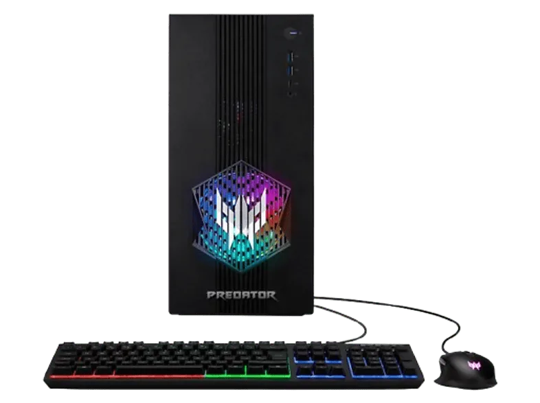 PC gaming - Acer Predator Orion 3000 PO3-655_H610, Intel® Core™ i7-14700F, 32GB RAM, 1 TB SSD, GeForce RTX™ 5070, Sin sistema operativo, Negro