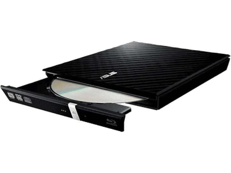 Grabadora de DVD - ASUS SDRW-08D2S-U LITE, Slim retail, Externa, Windows y Mac OS, negra