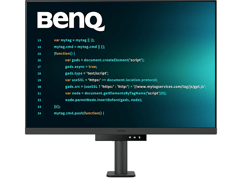 Monitor - BenQ RD280UA, 28.2", UHD 4K, 5 ms, DisplayHDR 400, High Dynamic Range 10 (HDR10), Tecnología Low Blue Light, Negro